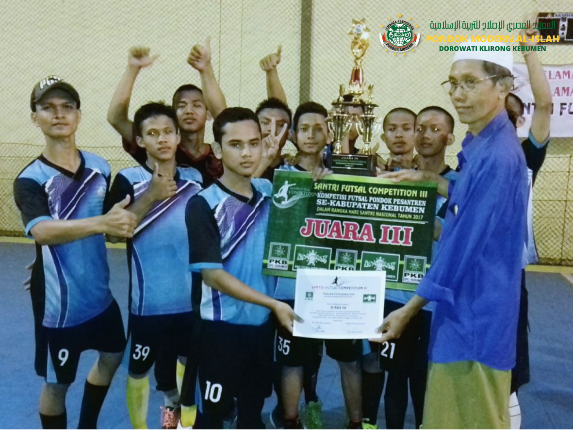 Pondok Modern Al-Islah Juarai Futsal Tingkat Kabupaten